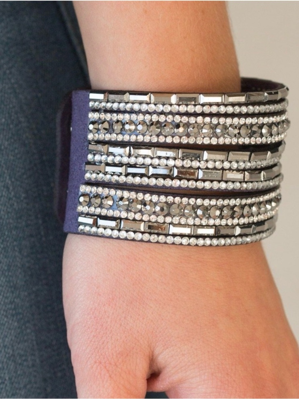 Paparazzi Wham Bam Glam Blue Urban Bracelet